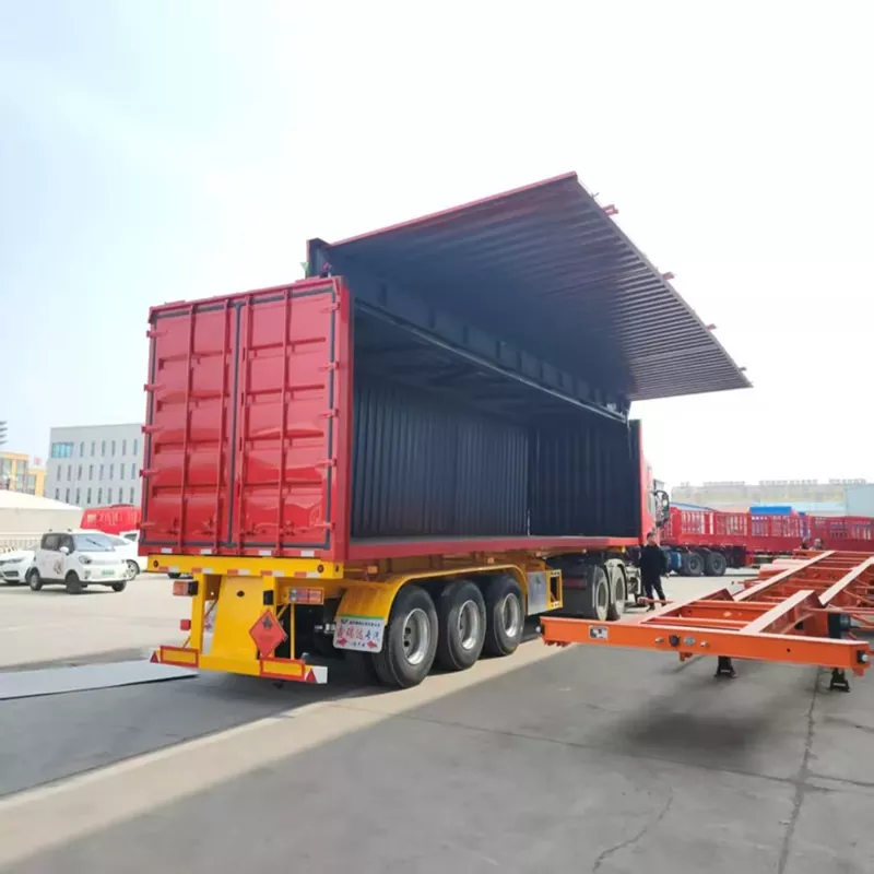 Dobbeltsidet Wing-Opening Box Semi-Trailer