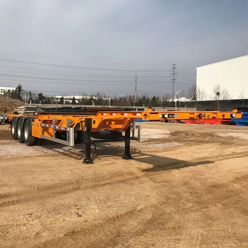 Svanehals Skelet Container Semi-Trailer
