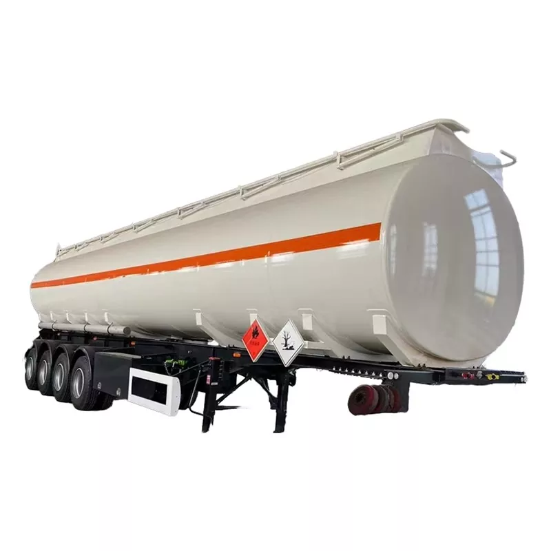 Rustfrit stål Tank Sættevogn