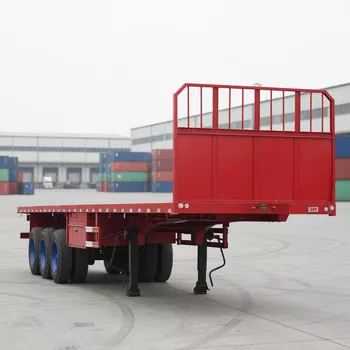 Straight-Beam Flatbed Sættevogn